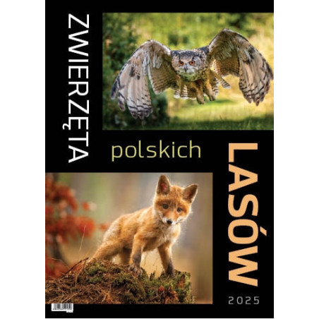 Kalendarz wieloplanszowy standard  Zwierzęta naszych lasów WP124 Jotan