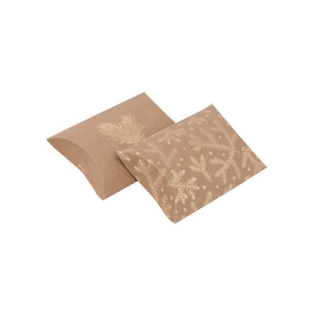 Pudełka składane Pillow Box 15x13,5cm Gałązka sosny, 2szt DPBO-040 Dalprint