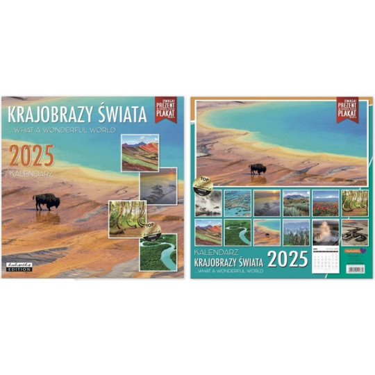 Kalendarz Classic Q Krajobrazy świata Passion Cards