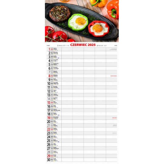 Kalendarz paskowy duży KPD-3 Kuchenny Avanti