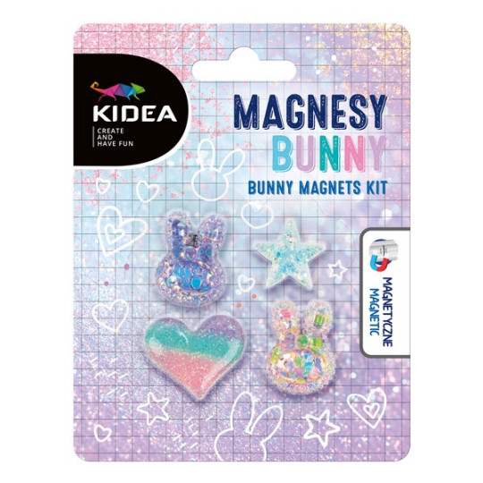 Magnesy Bunny 4szt Kidea MLB4KA Derform