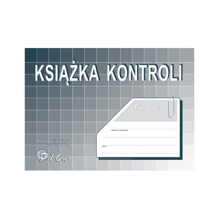 Książka kontroli MiP P10-U A5