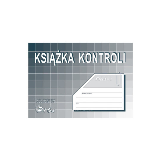 Książka kontroli MiP P10-U A5