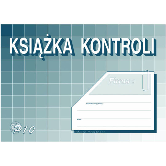 Książka kontroli MiP P10-U A5