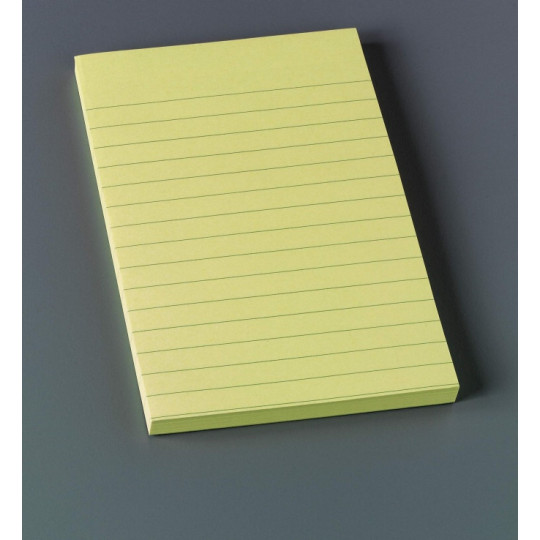 Karteczki samoprzylepne Post-it XXL żółte w linię 102x152mm 100k