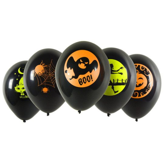 Balony neonowym nadrukiem (5szt) HA8178 Arpex