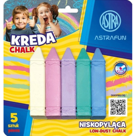 Kreda Jumbo kwadratowa Astra Fun 2x2x10,5cm (5szt.) 