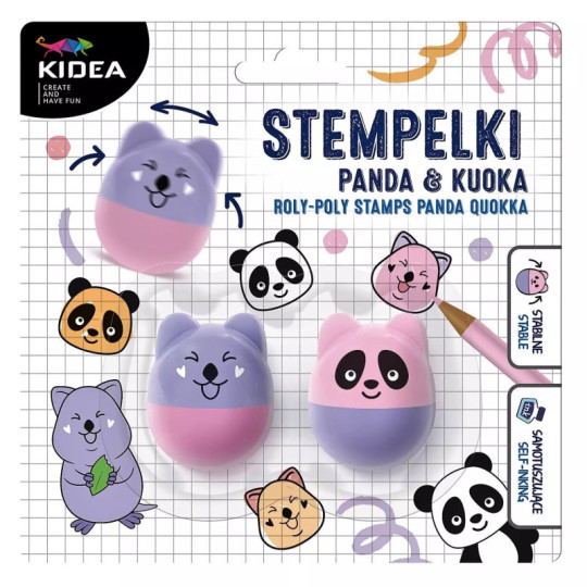 Stempelek Wańka Wstańka Panda Kidea