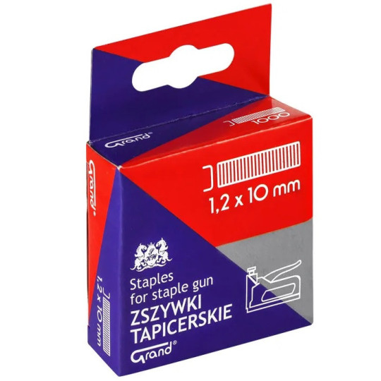 Zszywki do zszywacza tapicerskiego 1,2x8 Grand