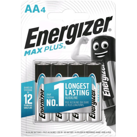 Bateria Energizer Max Plus AAA LR03 3+1