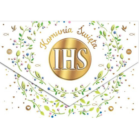 Karnet Koperta A5 Komunia Listki IHS Henry