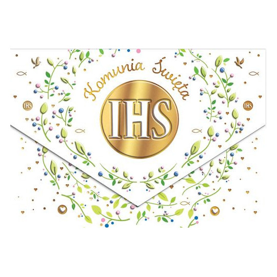 Karnet Koperta A5 Komunia Listki IHS Henry