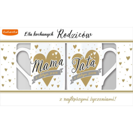 Komplet kubków Dla kochanych Rodziców Q 1041 KOMP Passion Cards Komplet kubków Dla kochanych Rodziców Q 1041 KOMP Passion Cards