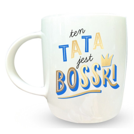 Kubek TOP-024 Tata jest bosski Passion Cards Kubek TOP-024 Tata jest bosski Passion Cards