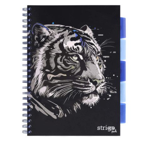 Kołozeszyt A4/100k. kr Project Book Tygrys 80g Strigo PADS020 WPC