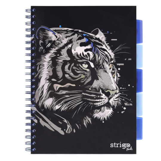 Kołozeszyt A4/100k. kr Project Book Tygrys 80g Strigo PADS020 WPC