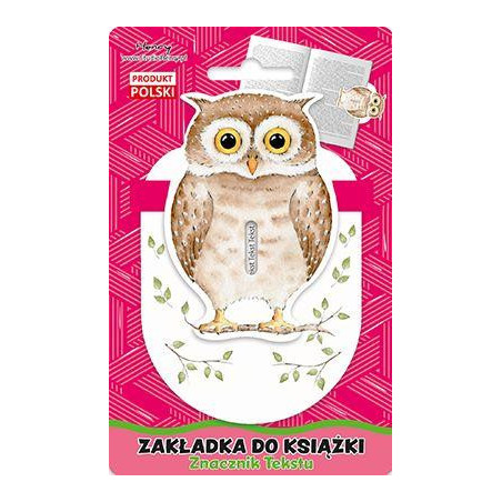 Zakładka znacznik 2 Puchacz Henry Zakładka znacznik 2 Puchacz Henry