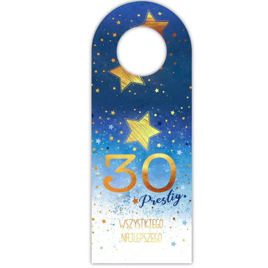 Zawieszka na butelkę 30 urodziny Henry