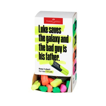Display Zakreślacz Mini TXTLNR kol. neon 60szt 154200 Faber-Castell