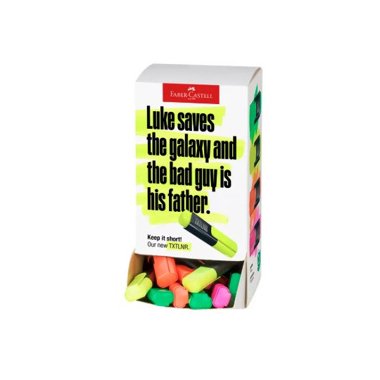 Display Zakreślacz Mini TXTLNR kol. neon 60szt 154200 Faber-Castell