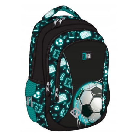 Plecak 3-komorowy Stright BP-26 Neon Football Majewski