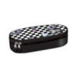 Piórnik saszetka usztywniona z wewnętrzną klapką Stright PC-01 Chessboard Butterflies Majewski