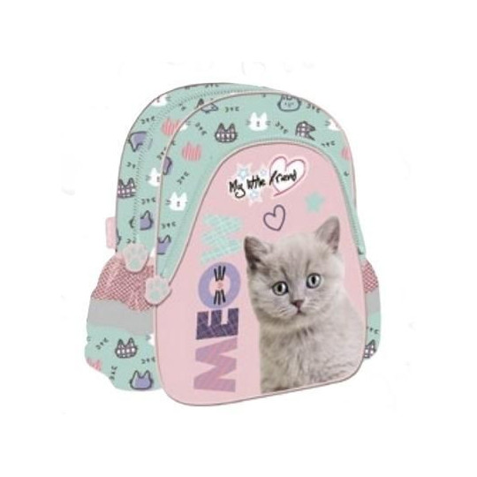 Plecak przedszkolny 11" D1 MY LITTLE FRIEND FLUFFY KITTY Majewski