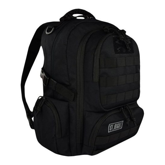 Plecak szkolny Stright BP-36 Military Black Majewski