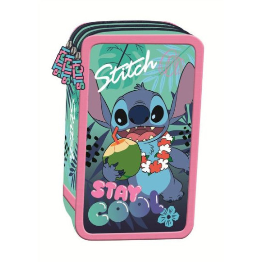 Piórnik potrójny z wyposażeniem STITCH STAY COOL Majewski