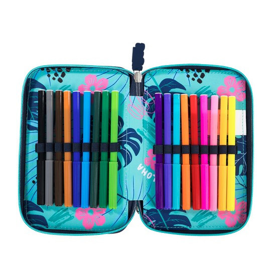 Piórnik potrójny z wyposażeniem STITCH STAY COOL Majewski Piórnik potrójny z wyposażeniem STITCH STAY COOL Majewski