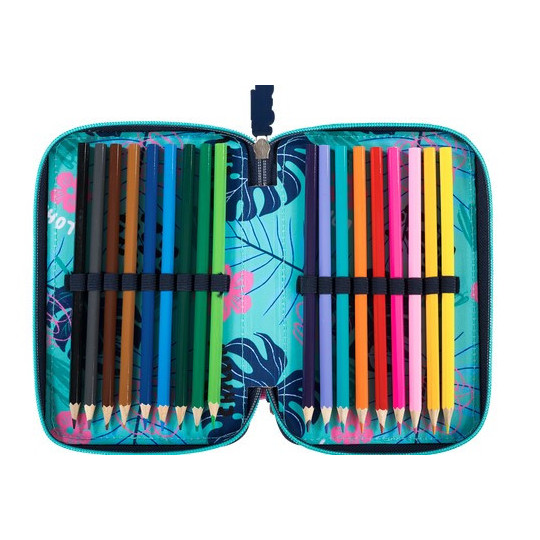 Piórnik potrójny z wyposażeniem STITCH STAY COOL Majewski Piórnik potrójny z wyposażeniem STITCH STAY COOL Majewski