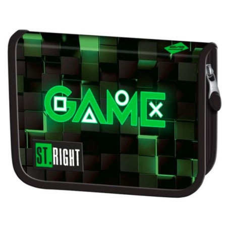 Piórnik dwuklapkowy bez wyposażenia PC-03 STRIGHT Green Game Majewski