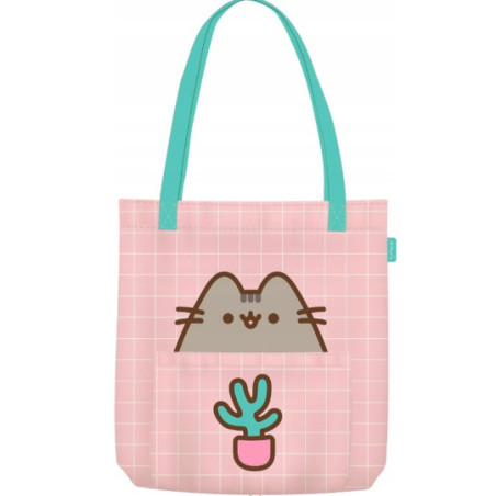 Torba na ramię szoperka  PUSHEEN PINK Majewski