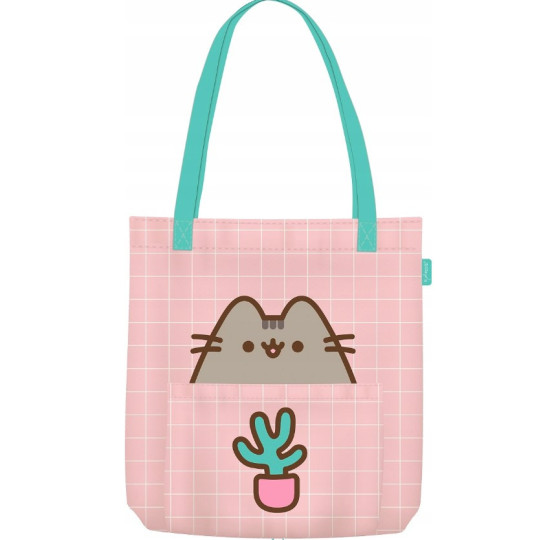 Torba na ramię szoperka  PUSHEEN PINK Majewski