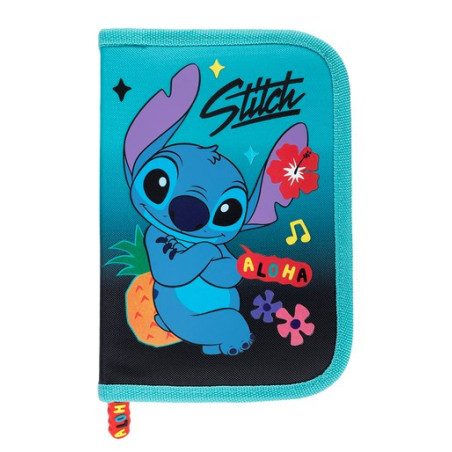 Piórnik dwuklapkowy bez wyposażenia STITCH MINT ALOHA Majewski