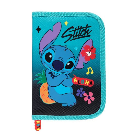 Piórnik dwuklapkowy bez wyposażenia STITCH MINT ALOHA Majewski