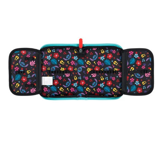 Piórnik dwuklapkowy bez wyposażenia STITCH MINT ALOHA Majewski