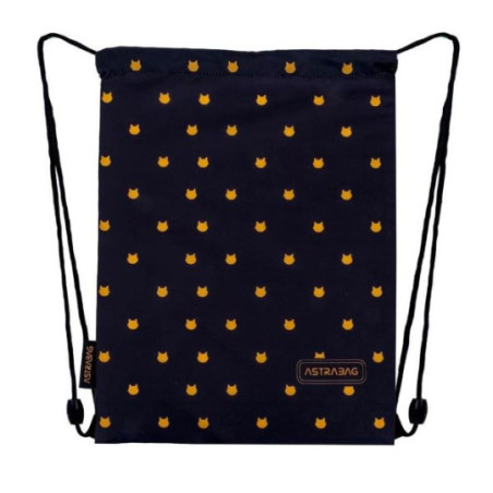 Worek na obuwie ASTRABAG Fluffy Kitty Black AD1 Astra