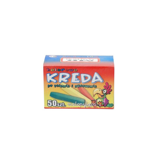 Kreda szkolna MarBor B5/50szt. mix Kreda szkolna MarBor B5/50szt. mix