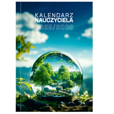 Kalendarz nauczyciela A5 tyg. PCV bezbarwny Eko Wokół Nas