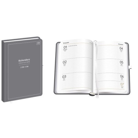 Kalendarz nauczyciela A5 192 Grey Interdruk