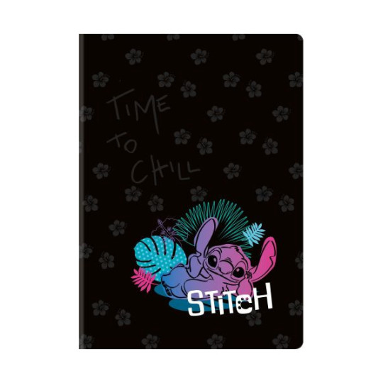 Zeszyt A4/60k. li. Disney Black   wzór 3 - Stitch (marg.) Patio 91453PTR