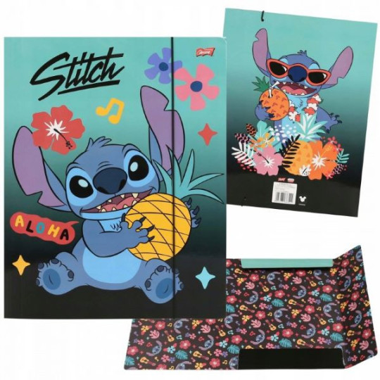 Teczka z gumką A4 STITCH Mint Aloha Majewski Teczka z gumką A4 STITCH Mint Aloha Majewski