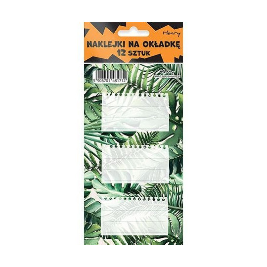 Naklejki na okładkę Monstera Henry (12)