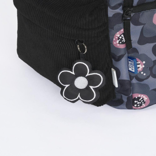 Plecak szkolny Oxford Bloom szary