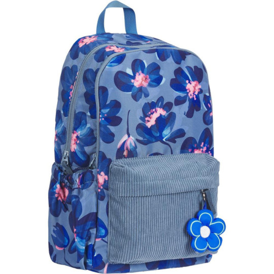 Plecak szkolny Oxford Bloom niebieski 