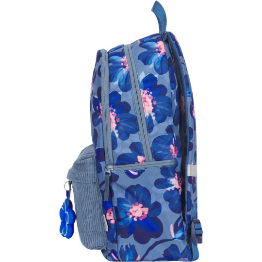 Plecak szkolny Oxford Bloom niebieski 