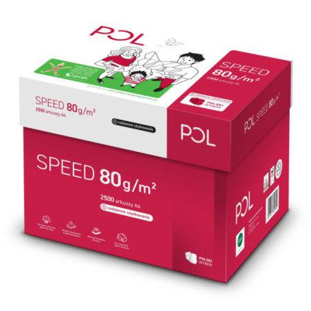 Papier ksero A4 Polspeed 5x500 karton