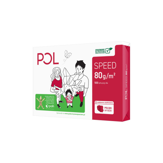 Papier ksero A4 Polspeed 5x500 karton