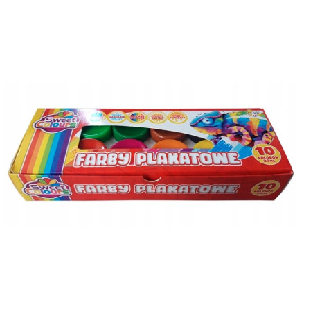 Farby plak. 10 kol. 20ml Otocki Farby plak. 10 kol. 20ml Otocki